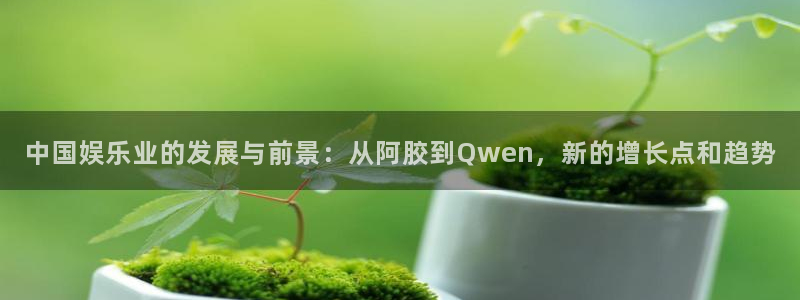 众腾娱乐：中国娱乐业的发展与前景：从阿胶到Qwen，新的增长点和趋势